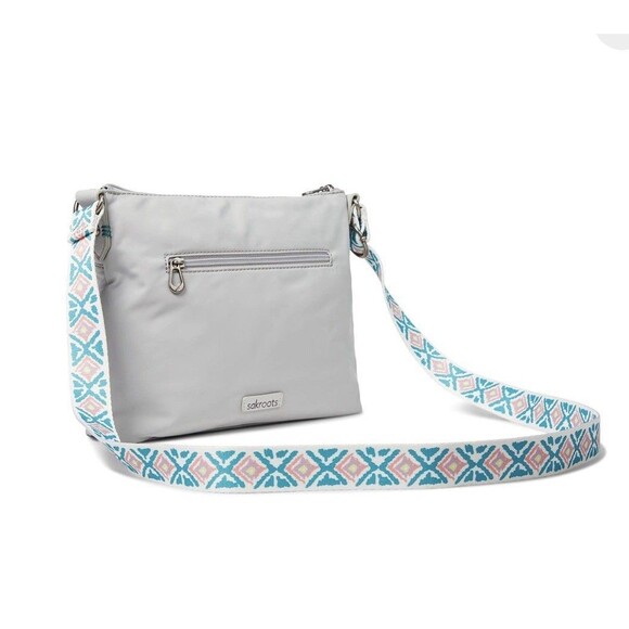 Sakroots Artist Circle Crossbody Adj Strap Double Zipper Eco Twill Travel Pack - Picture 1 of 10